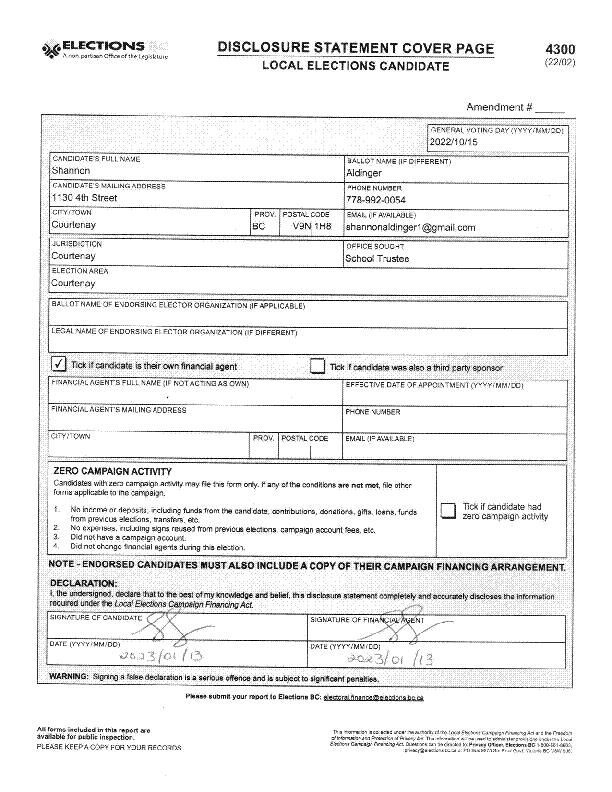 Report page image