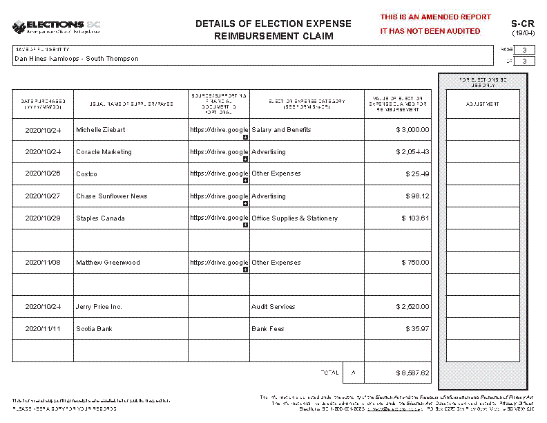 Report page image